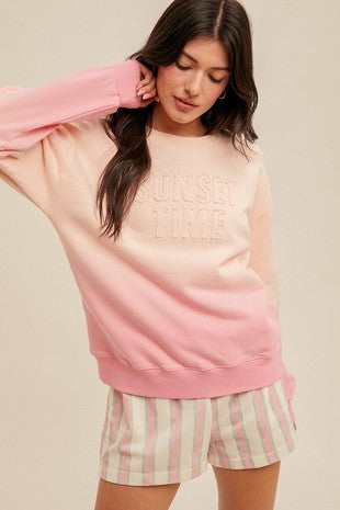 SUNSET TIME SWEATSHIRT