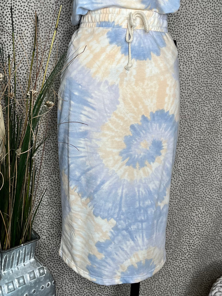 Tie dye clearance pencil skirt